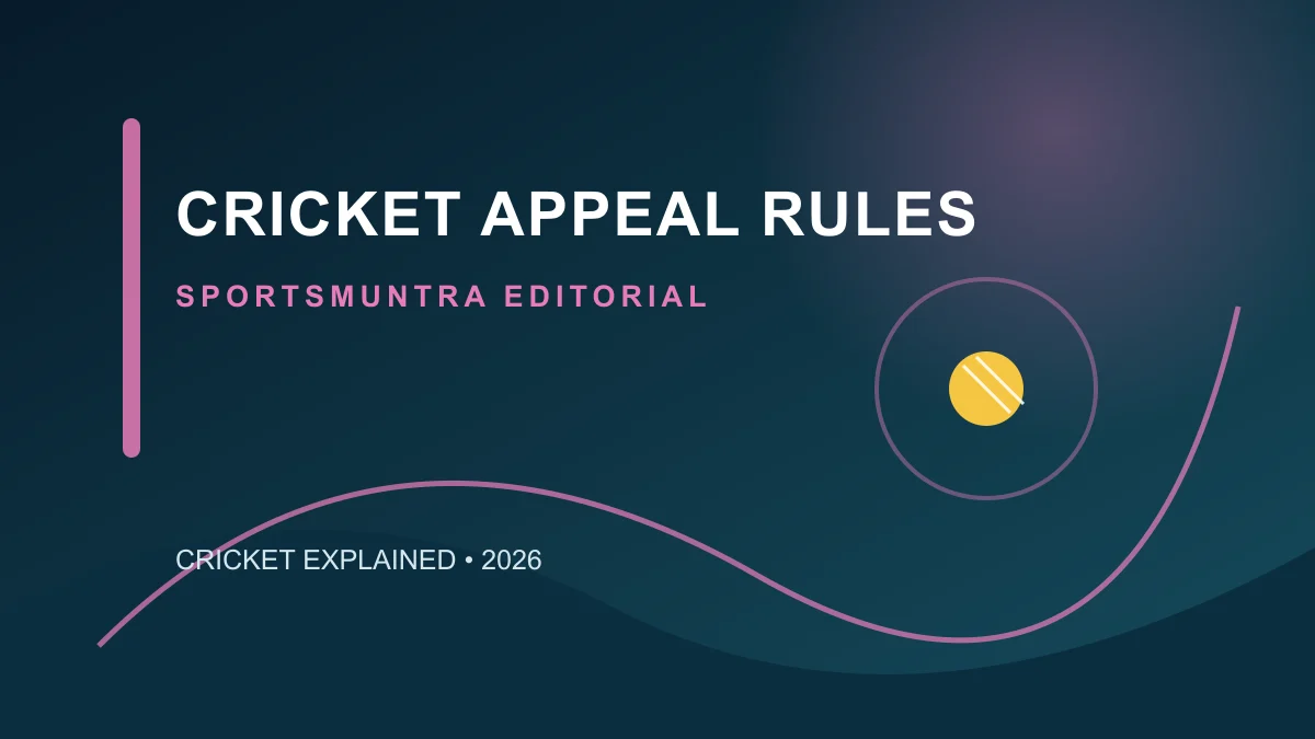 Original editorial illustration for Cricket Appeal Rules: why the umpire needs an appeal