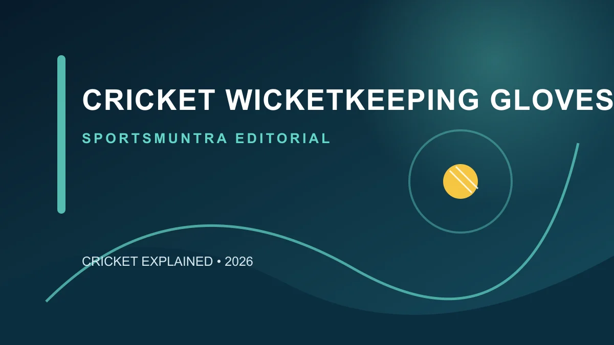 Original editorial illustration for Cricket Wicket-Keeping Gloves Guide: fit and legality