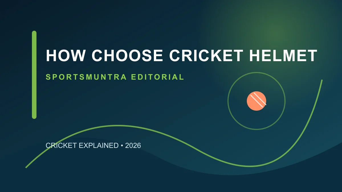 Original editorial illustration for How to Choose a Cricket Helmet: fit and safety checks