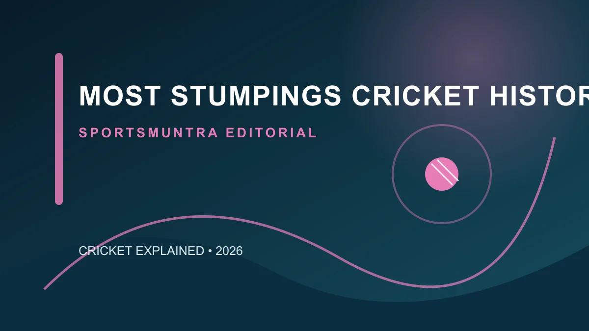 Wicketkeeper removing the bails as a batter leaves the crease